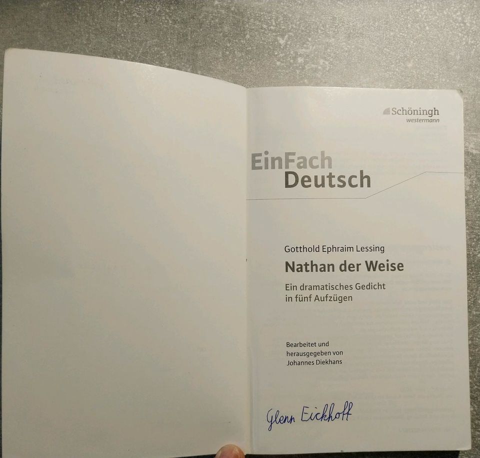 EinFach Deutsch: Nathan, der Weise von Gotthold Ephraim Lessing in Bad Oeynhausen