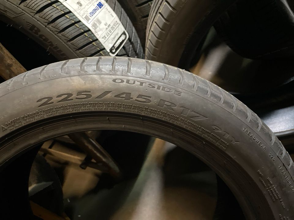 4 Sommerreifen 225 45 R17 91Y PIRELLI Cinturato P7 in Würzburg