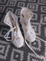 ‼️Damen Stoffschuhe  Creme weiss Düsseldorf - Gerresheim Vorschau