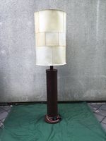 Mid-Century, Leder Bodenlampe, Charlotte Wawer?, 1960er Düsseldorf - Benrath Vorschau