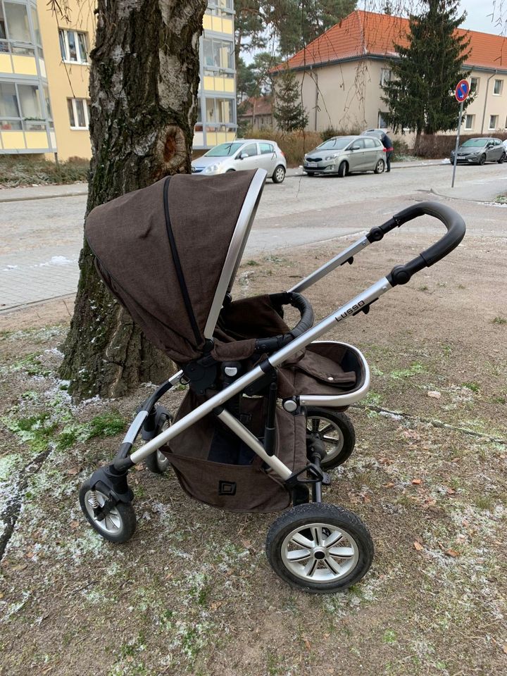 Moon LUSSO Kombi-Kinderwagen mit Tragetasche,Regenverdeck,Adapter in Berlin