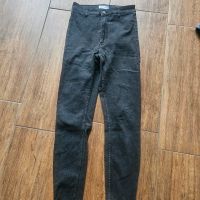 Bershka Denim Jeans Gr. 38 schwarz high waist Nordrhein-Westfalen - Emmerich am Rhein Vorschau