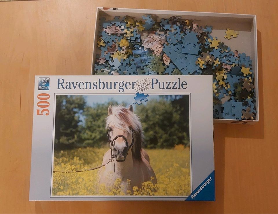 Ravensburger Puzzle Pferd im Rapsfeld 500 Teile No. 150380 in Berlin