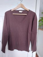 Strickpullover V-Ausschnitt Gr. 42 dunkelbraun 80%Viscose Bayern - Forstinning Vorschau