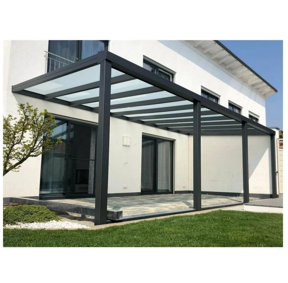 TERRASSENÜBERDACHUNG ALU GLAS 4x3m inkl. LIEFERUNG in Hildesheim