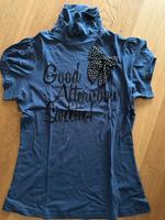 Damen Shirt Top - Zara - blau - Gr. L - Kragen Schleife - Sweetie Rheinland-Pfalz - Köwerich Vorschau