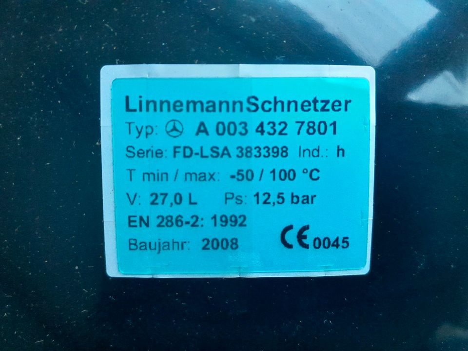 A0034327801 Luftbehälter Unimog /MB-Trac in Neuenrade