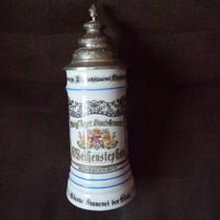 Bier- Keramik- Krug Weihenstephan mit Zinndeckel Topzust. München - Milbertshofen - Am Hart Vorschau