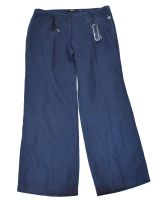 Olsen Damen Leinenhose Anna Schlaghose Dunkelblau Gr 46/3XL Hessen - Herleshausen Vorschau