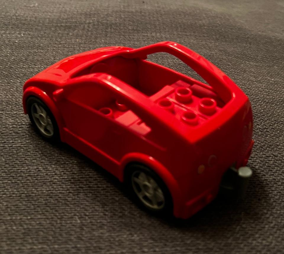 Lego Duplo Fahrzeug Auto rot Coupe Cabrio Wagen - TOP Zustand in Nürtingen