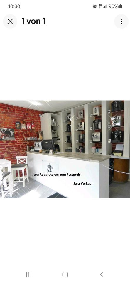 Jura kaffeevollautomat Reparatur in Bergheim