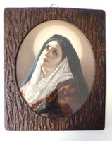 Religiöses Bild Maria Magdalena o. Madonna geprägter Lederrahmen Bayern - Forchheim Vorschau