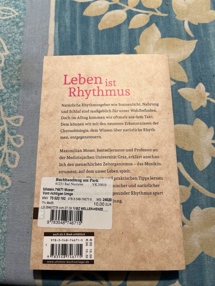 Prof. Dr. M. Moser: Vom richtigen Umgang mit der Zeit in Bad Nauheim