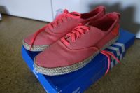 Adidas originals Azurine Espandrille neon Gr. 40 2/3 Stoffschuhe Frankfurt am Main - Nieder-Eschbach Vorschau