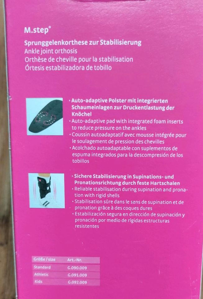 Funktionelle Sprunggelenk Orthese M.step zur Mobilisierung in Brühl