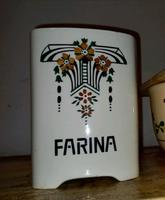 Farina Mehl Gefäß Dose Keramik Garten DDR Vintage retro Thüringen - Georgenthal Vorschau