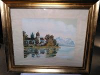 Waldeck, Aquarell gerahmt, Motiv Fraueninsel Chiemsee Hessen - Dietzenbach Vorschau