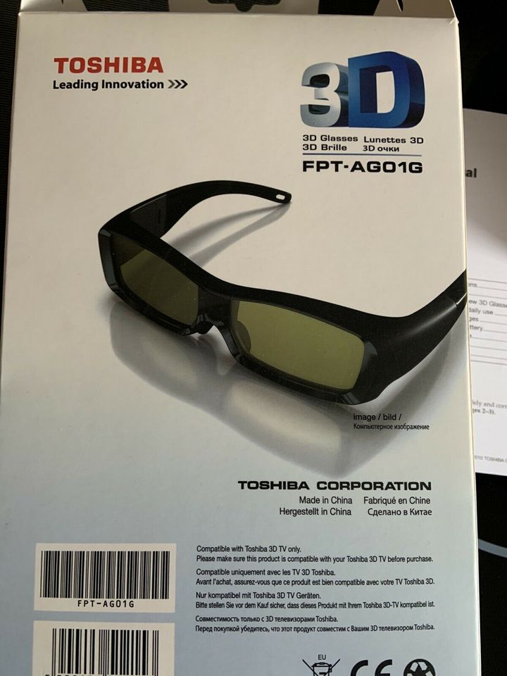 3 D Toshiba Brille—NEU--FPT-AGO1G in Groß Vollstedt