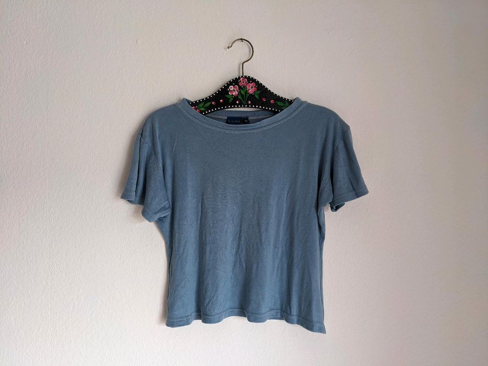 Shirt Top T-Shirt Oberteil Basicshirt Gr. M 38 90er Vintage in Oyten