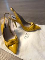 ZARA Pumps mit Absatz 8 cm – Gelb Bayern - Cadolzburg Vorschau