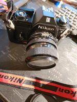 Nikon EM mit super soligor 28-50mm 1:3.5 objektiv Blitz u Tasche Eimsbüttel - Hamburg Eimsbüttel (Stadtteil) Vorschau