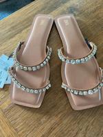 Sandale Gr. 41 neu Zara Glitzer Sandalette Nordrhein-Westfalen - Ascheberg Vorschau