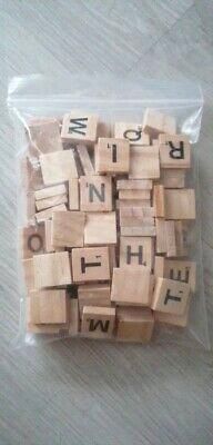 100 Scrabble aus Holz Buchstaben u. Zahlen Holzspielzeug NEU in Delmenhorst