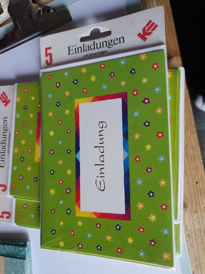 Einladungskarten Geburtstag Einschulung Schulanfang in Fensterbach