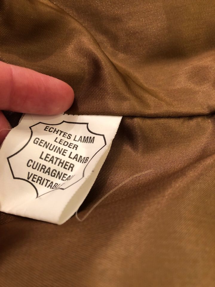 Lederjacke Damen aus echtem Lammleder, Gr. S, Farbe Braun/Cognac in  Düsseldorf - Derendorf | eBay Kleinanzeigen ist jetzt Kleinanzeigen