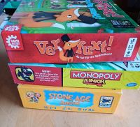 Brettspiele ab 5+ Monopoly Junior, Stone Age Junior, Verfuxt! Nordrhein-Westfalen - Minden Vorschau