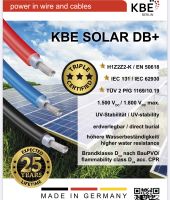 KBE Solarkabel 6 mm² schwarz DB+ H1Z2Z2-K Meterware Schleswig-Holstein - Wahlstedt Vorschau