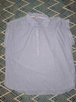 comma damen bluse schlupfbluse blau/weiss gr.42 Kr. München - Feldkirchen Vorschau
