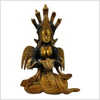 Nag Kanya Naga Schlangengöttin Messing braungold Buddha 20cm Bochum - Bochum-Mitte Vorschau