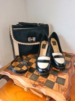 Echt vintage Set Handtasche und Pumps Gr 40/41 Schleswig-Holstein - Sieverstedt Vorschau