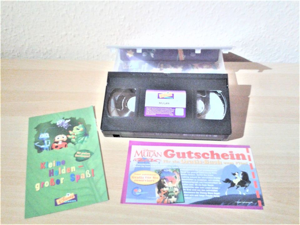 MULAN.Walt Disneys Meisterwerke,incl Flyers. VHS. in Lübeck