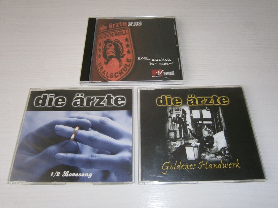 Die Ärzte - 3 CDs! 1/2 Lovesong, Goldenes Handwerk, Komm zurück ! in Welver