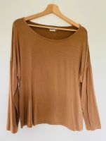 Reserved - Shirt Oberteil beige braun Uni Gr.L Gr.40 Düsseldorf - Gerresheim Vorschau