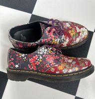 Dr Martens Blümchenmuster Halbschuhe Leder Nordrhein-Westfalen - Enger Vorschau