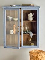 Vitrine Vitrinenschrank Möbel Kommode Schrank antik finish Sachsen - Roßwein Vorschau