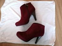 Bordeaux rote Stiefeletten Bayern - Dingolfing Vorschau