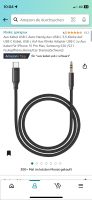 USB C auf Klinge 3,5mm Kabel Neu OVP schwarz Dresden - Blasewitz Vorschau