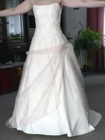 Brautkleid,Ballkleid,creme/rosa,Gr.36/38,Reifrock Rheinland-Pfalz - Hauenstein Vorschau