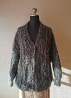 Mohair Strickjacke Handarbeit blau beige Gr. 40 /44 Rock Cashmere Baden-Württemberg - Singen Vorschau