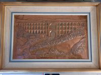 Kupfer-Relief-Bild Motiv Göltzschtalbrücke Sachsen - Treuen Vorschau