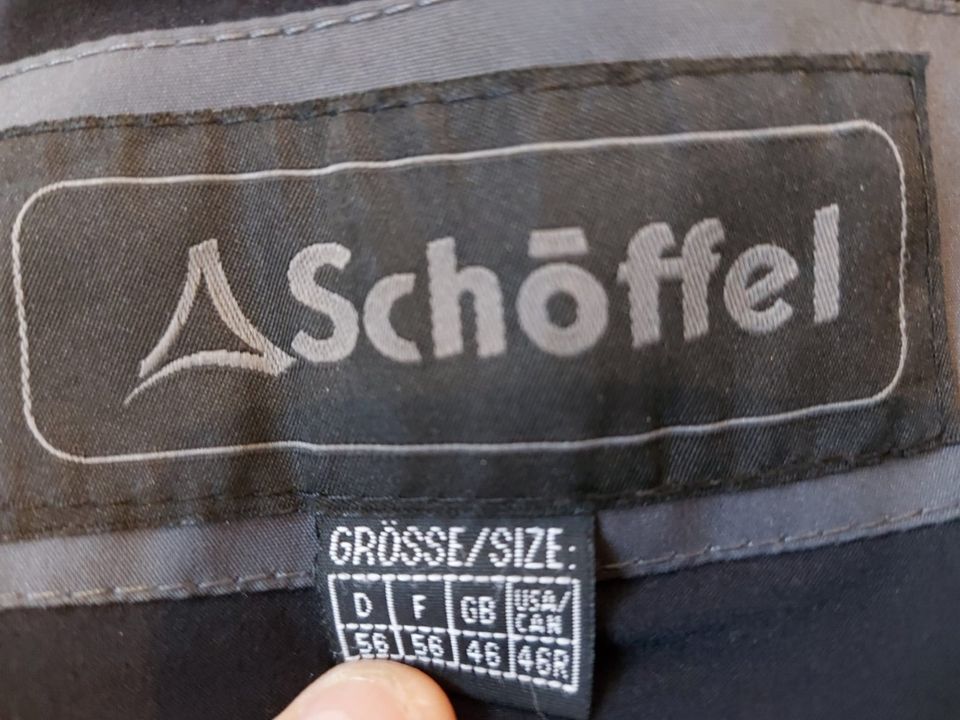 Gepflegte Schöffel Ski-Jacke für Herren Gr. 56 in grau-orange in Schwäbisch Gmünd