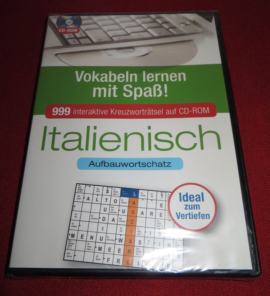 Italienisch Vokabeln lernen mit Spaß Kreuzworträtsel CD-ROM in Kiel