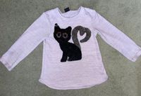 Kiki&Koko Mädchen Pullover Katze Wendepailletten Gr. 104 lila Hessen - Wetzlar Vorschau