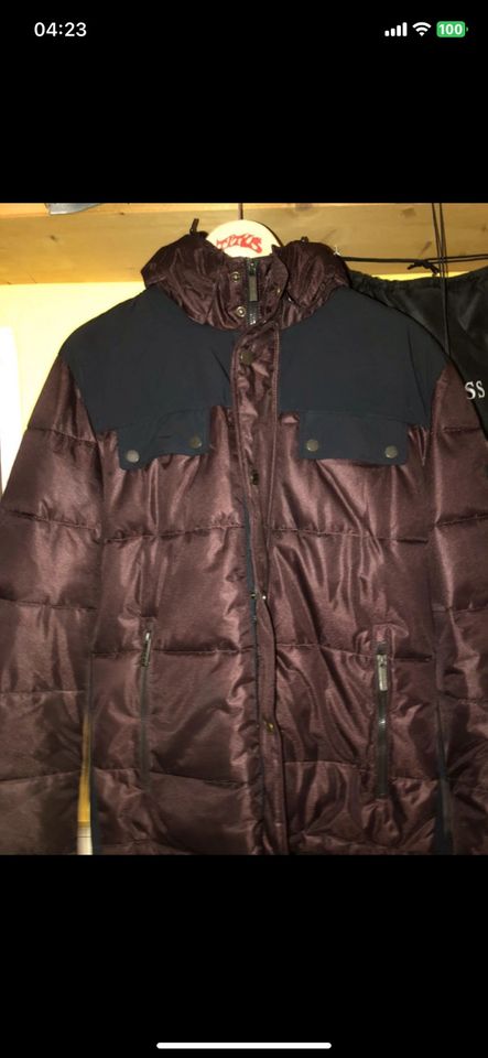 Strellson Premium Stormwing Winterjacke Daunenjacke 50 S M Grau in Werder (Havel)