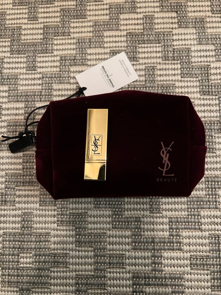 YSL Kosmetiktasche mit  Mini Lipstick in Dresden