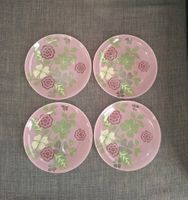 8 Rosa Teller aus Glas mit Blumen, Ideell Ikea Hessen - Wiesbaden Vorschau